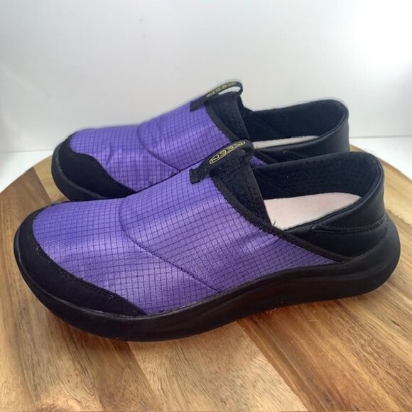 Keen Mens Purple Black Slip On Shoes Similar to Hoodcamp Size 9 New - Picture 2 of 9